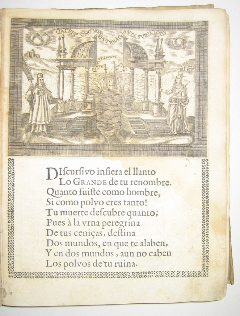 (MEXICO--1666.) Sariñana, Isidro. Llanto del occidente en el ocaso del mas claro sol de las españas: